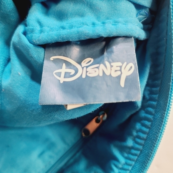 Y2K Disney Mickey Mouse Tropical Hibiscus Blue Tote Gym Bag - Picture 10 of 16